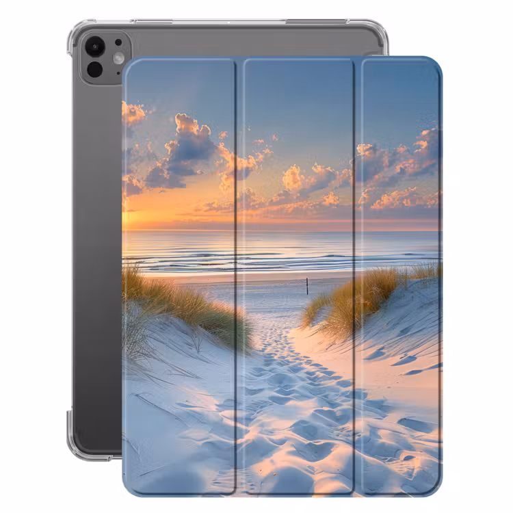 iPad-Hülle - Zonsondergang - Strand - Natuur - Zee - Zomer — 1