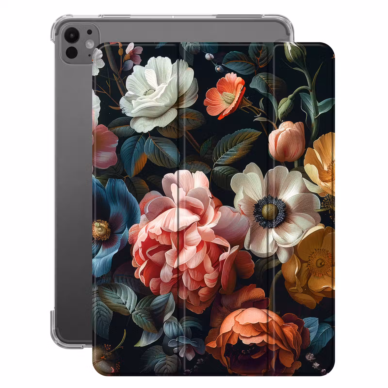 iPad-Hülle - Vintage - Farbenfroh - Blumig - Modern — 1