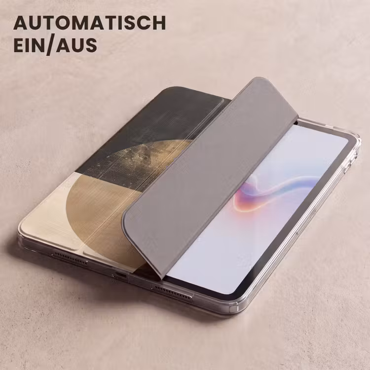 iPad-Hülle - Abstrakt - Geometrische Formen - Schwarz - Gold — 5