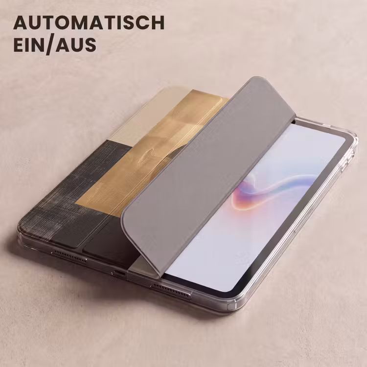 iPad-Hülle - Abstrakt - Modern - Schwarz - Gold — 5