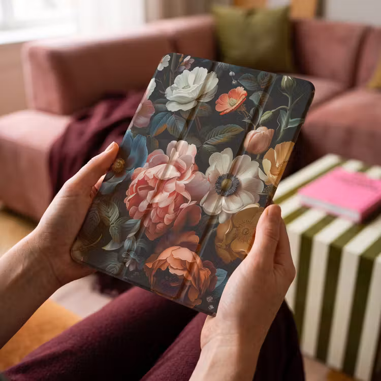 iPad-Hülle - Vintage - Farbenfroh - Blumig - Modern — 4