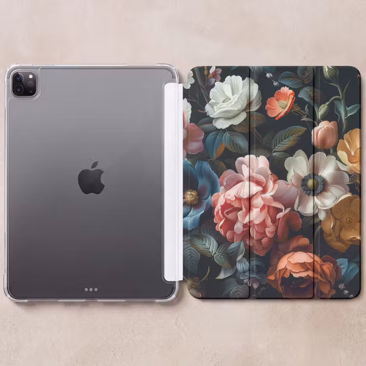 iPad-Hülle - Vintage - Farbenfroh - Blumig - Modern — 6
