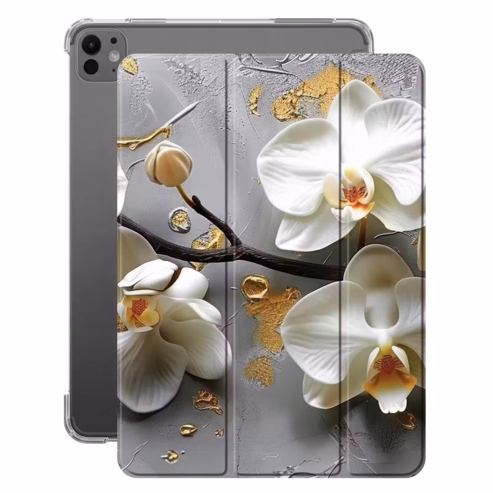 iPad-Hülle - Blumen - Orchidee - Abstrakt - Modern — 1