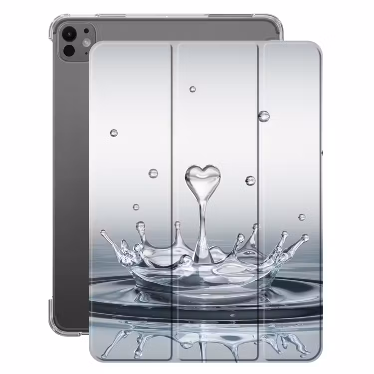 iPad-Hülle - Abstrakt - Modern - Wasser - Herz — 1