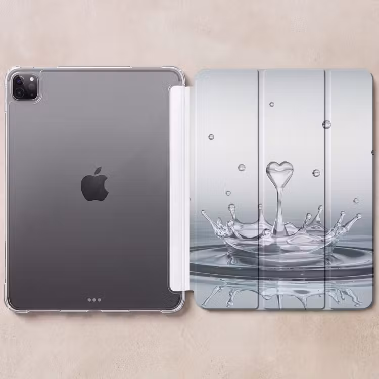 iPad-Hülle - Abstrakt - Modern - Wasser - Herz — 6