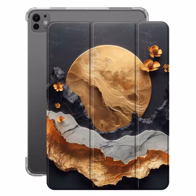 iPad-Hülle - Kunst - Gold - Modern - Abstrakt — 1