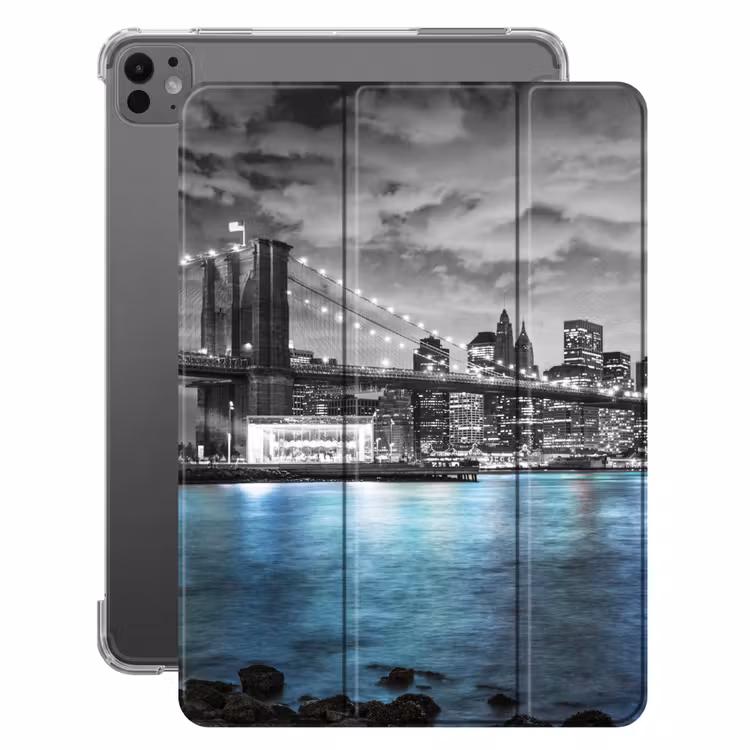 iPad-Hülle - New York - Skyline - Stadt - Blau — 1