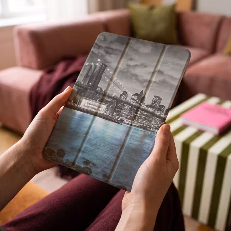 iPad-Hülle - New York - Skyline - Stadt - Blau — 4