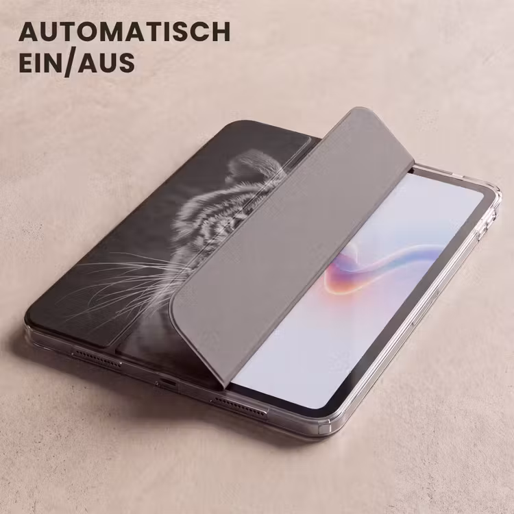 iPad-Hülle - Tiger - Tier - Schwarz - Blau - Modern — 5