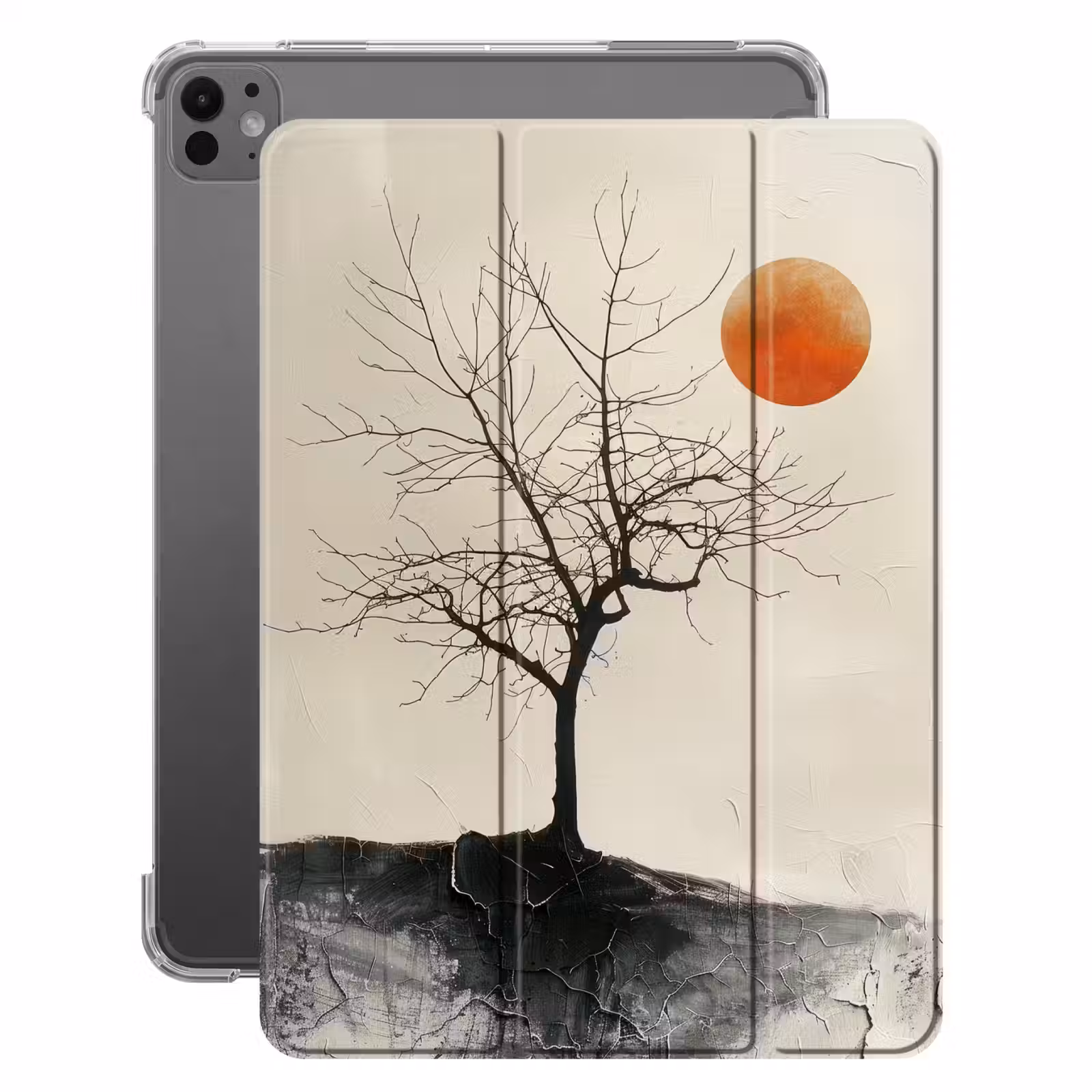 iPad-Hülle - Baum - Sonne - Modern - Landschaft — 1