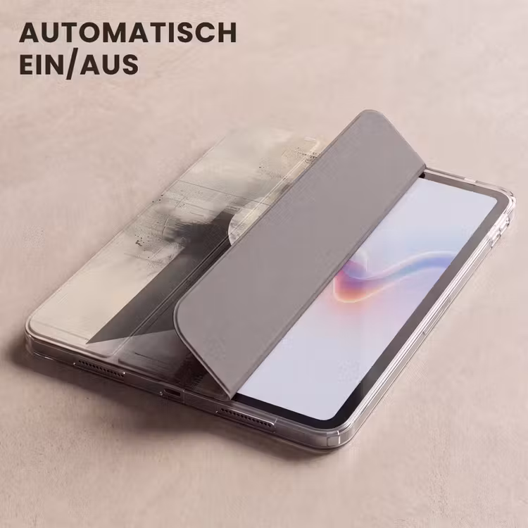 iPad-Hülle - Abstrakt - Schwarz - Farbe - Modern — 5