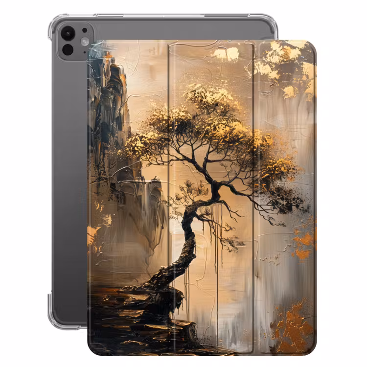 iPad-Hülle - Baum - Gold - Landschaft - Farbe — 1