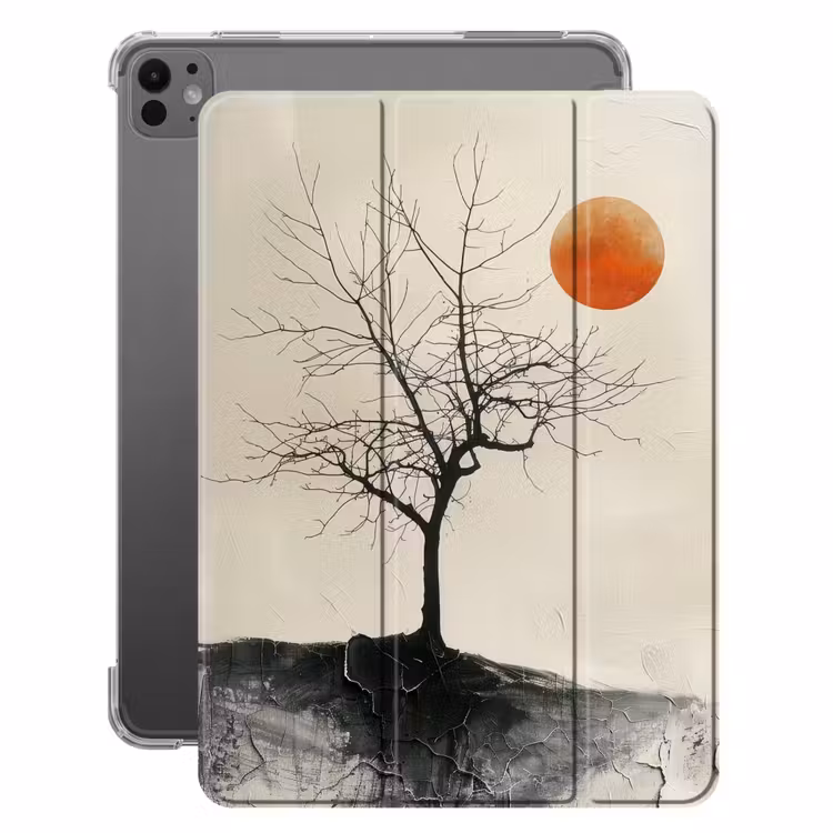 iPad-Hülle - Baum - Sonne - Modern - Landschaft — 1