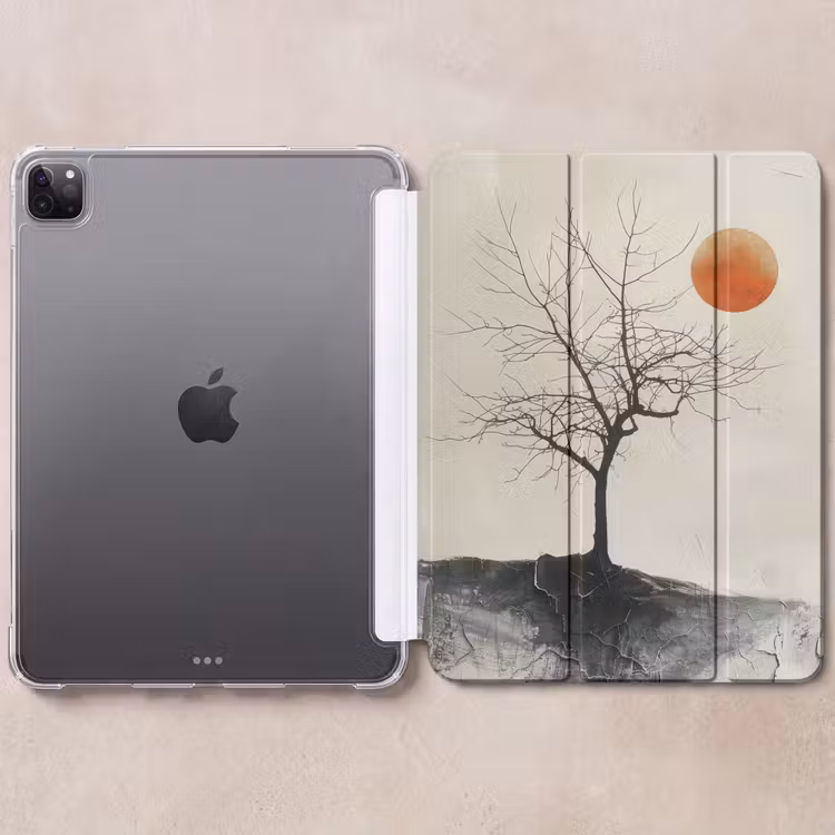 iPad-Hülle - Baum - Sonne - Modern - Landschaft — 6