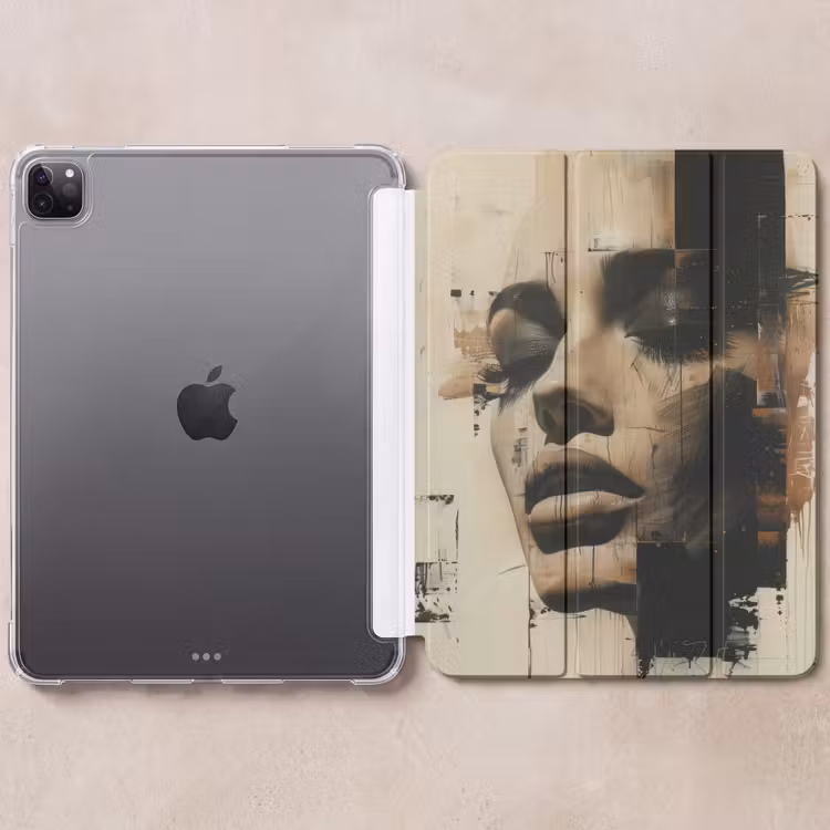 iPad-Hülle - Frau - Gesicht - Abstrakt - Kunst — 6