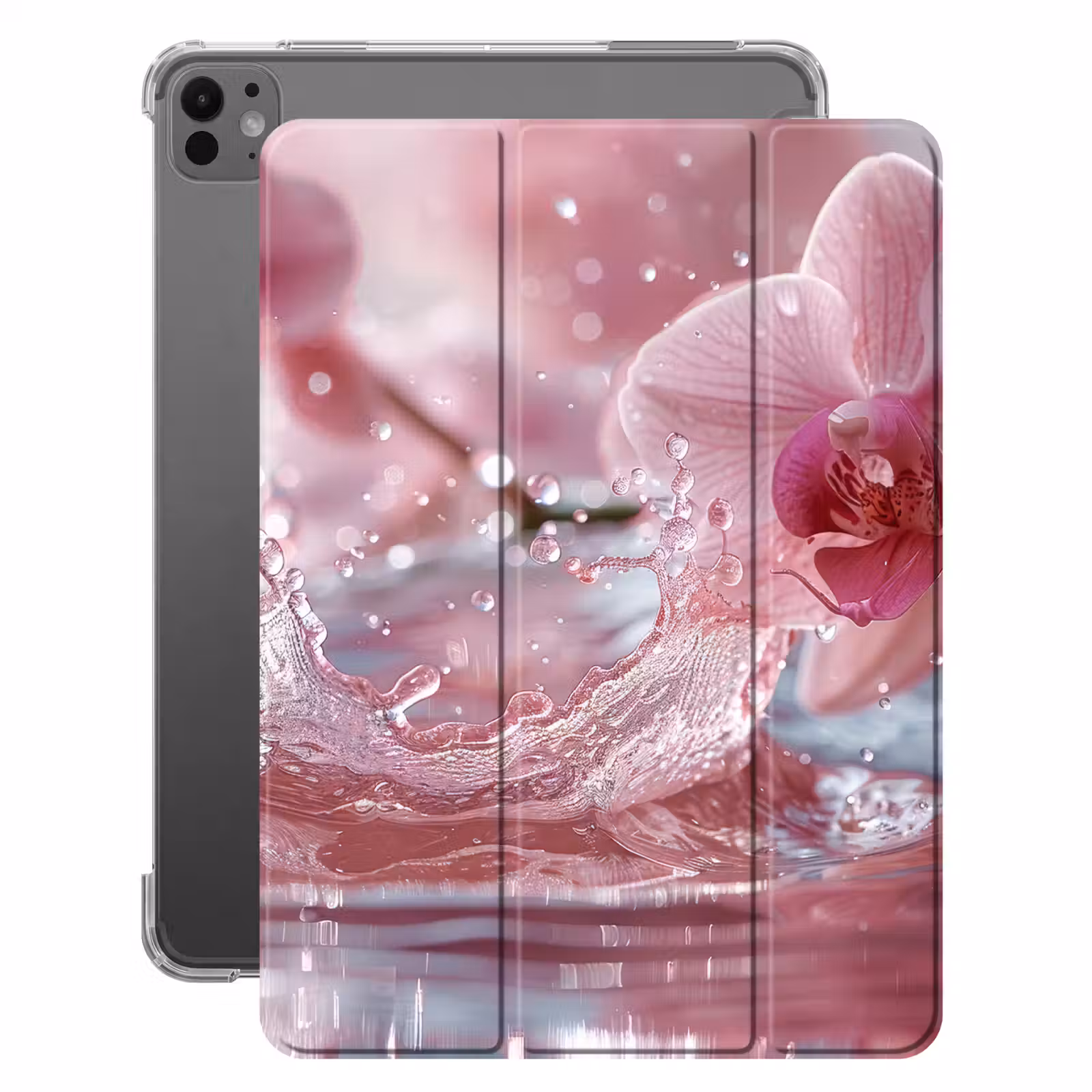 iPad-Hülle - Abstrakt - Modern - Wasser - Orchidee — 1