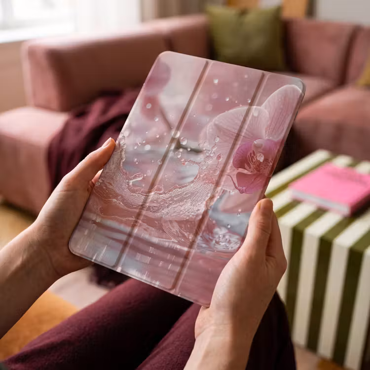 iPad-Hülle - Abstrakt - Modern - Wasser - Orchidee — 4