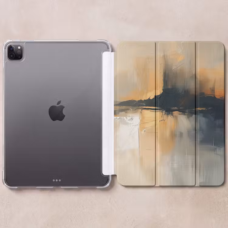 iPad-Hülle - Modern - Abstrakt - Gold - Schwarz — 6