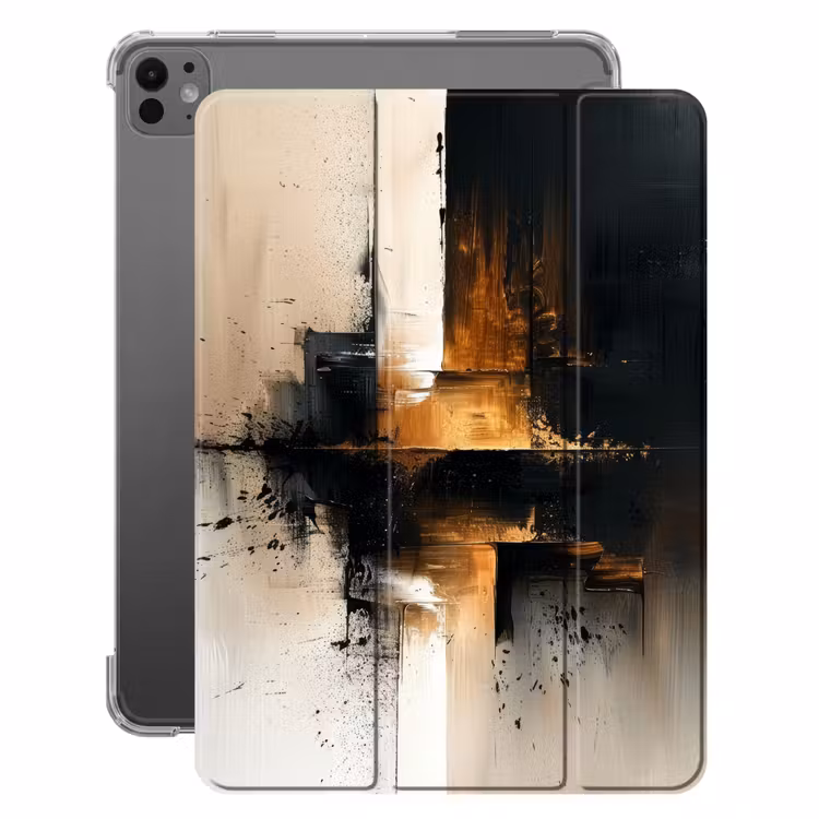 iPad-Hülle - Modern - Schwarz - Farbe - Gold — 1
