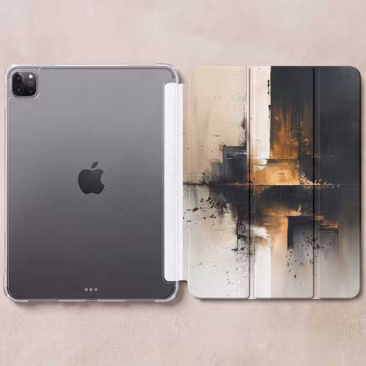 iPad-Hülle - Modern - Schwarz - Farbe - Gold — 6