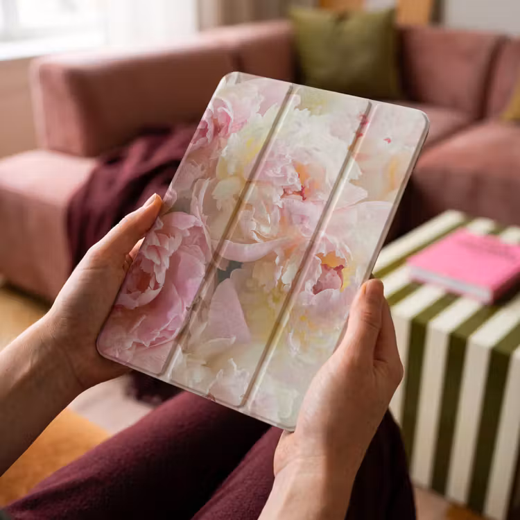 iPad-Hülle - Vintage - Blumen - Rosen - Natur — 4