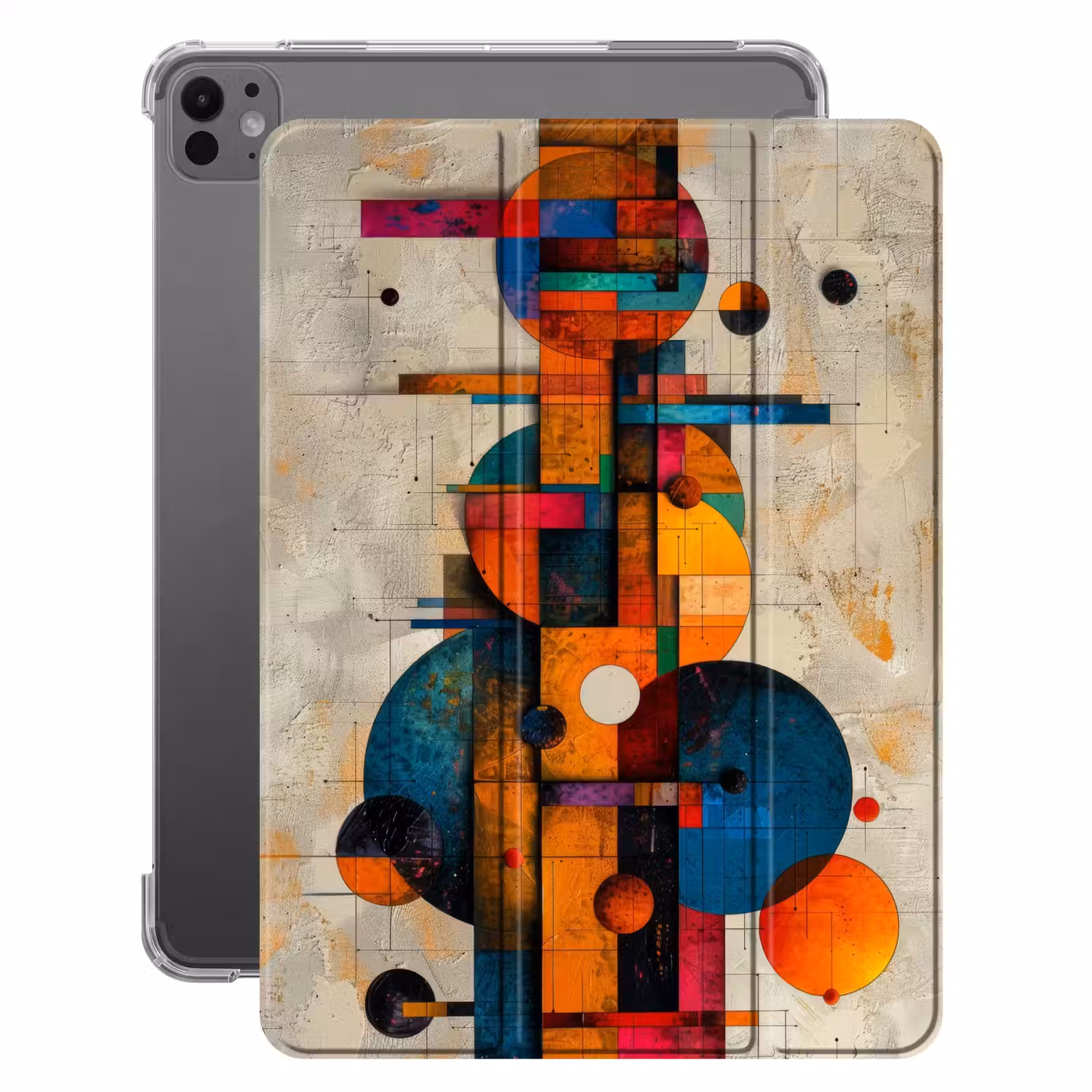iPad-Hülle - Kunst - Bunt - Modern - Formen — 1