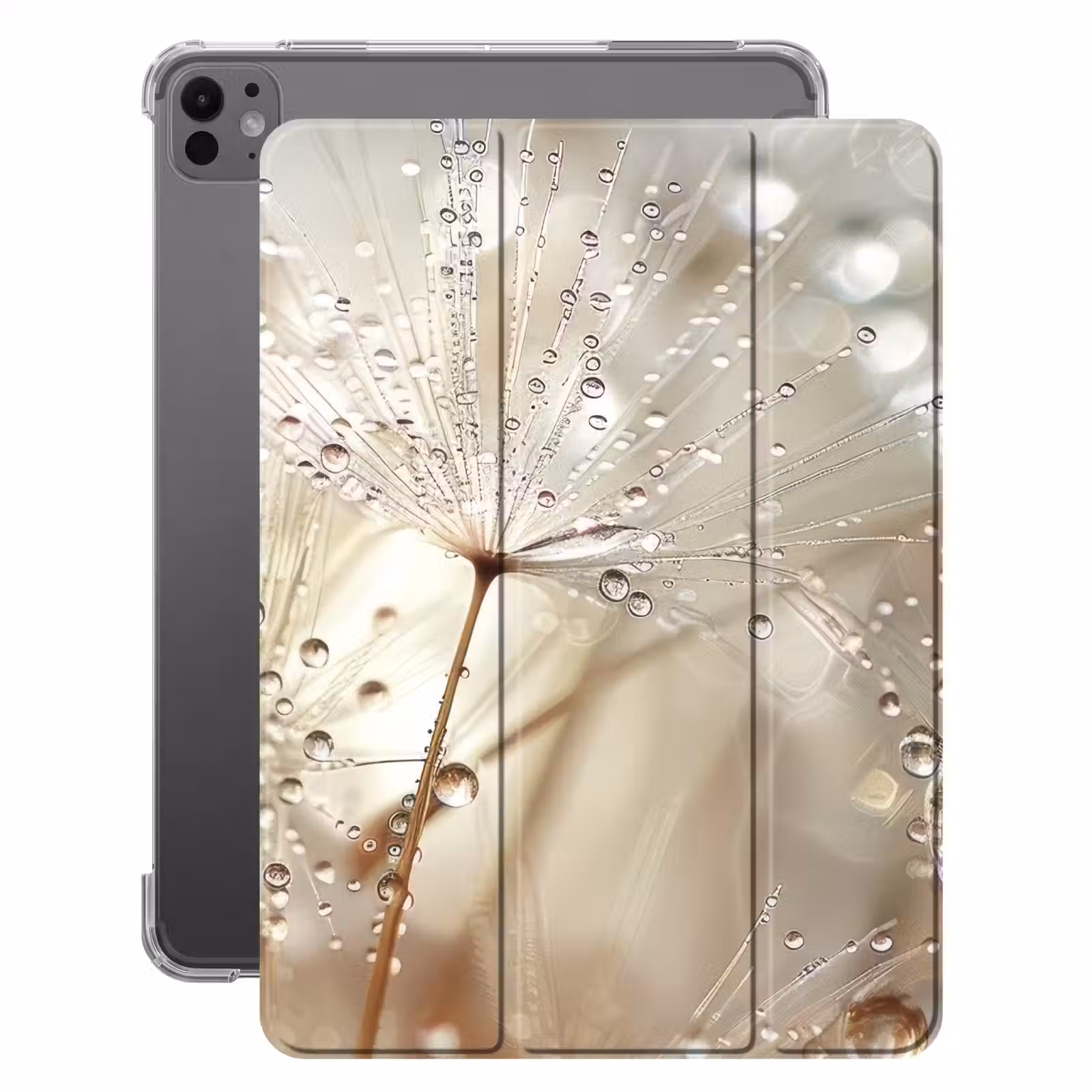 iPad-Hülle - Natur - Blumen - Tropfen - Regen — 1