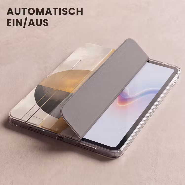 iPad-Hülle - Abstrakt - Gold - Bronze - Grün - Formen - Modern — 5