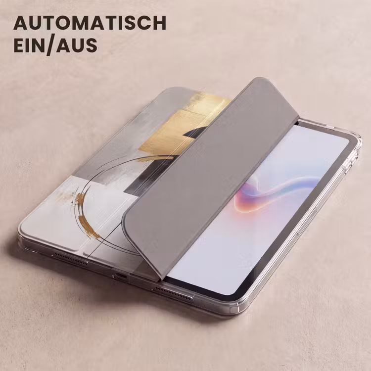 iPad-Hülle - Abstrakt - Gold - Silber - Formen - Ästhetik — 5