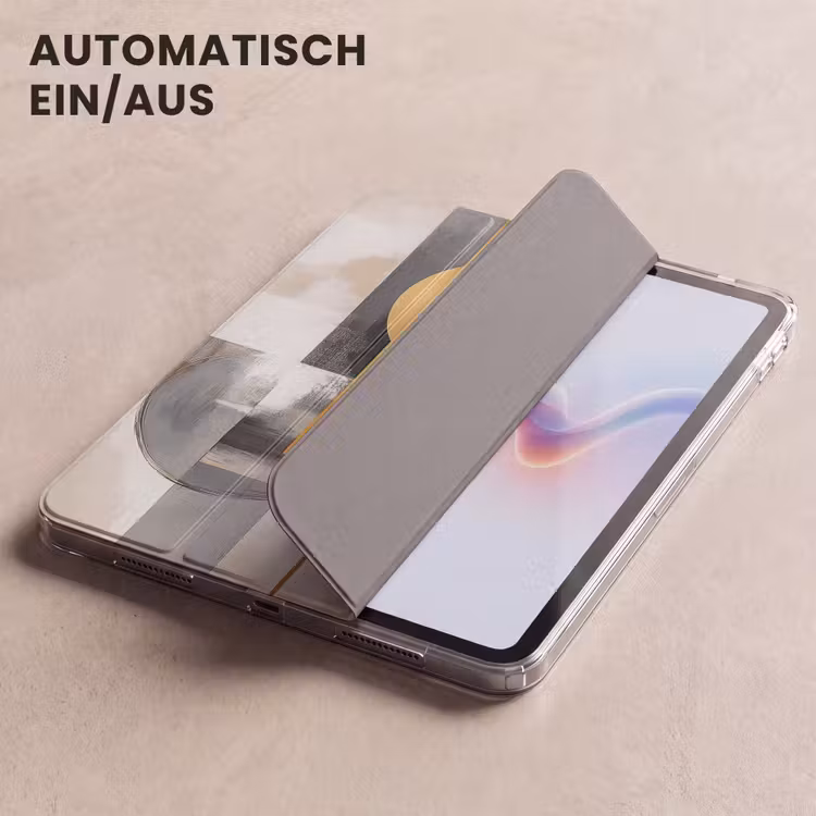 iPad-Hülle - Abstrakt - Gold - Silber - Formen - Ästhetisch - Modern — 5