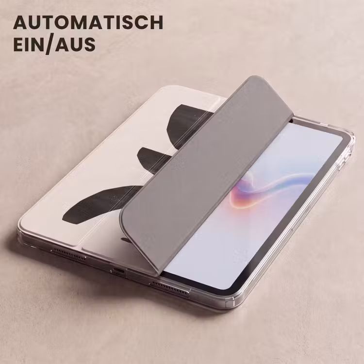 iPad-Hülle - Abstrakt - Halbkreis - Kunst - Schwarz und weiß — 5