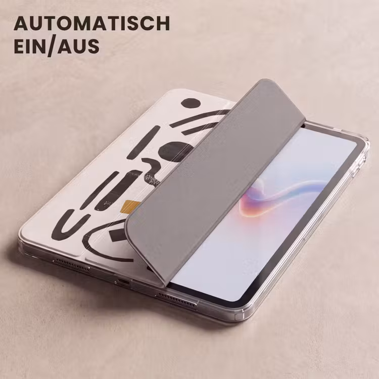 iPad-Hülle - Abstrakt - Kunst - Formen - Schwarz — 5