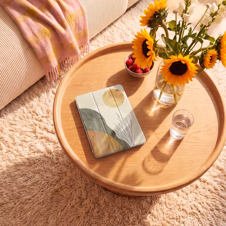 iPad-Hülle - Abstrakt - Landschaft - Sonne - Kunst — 2