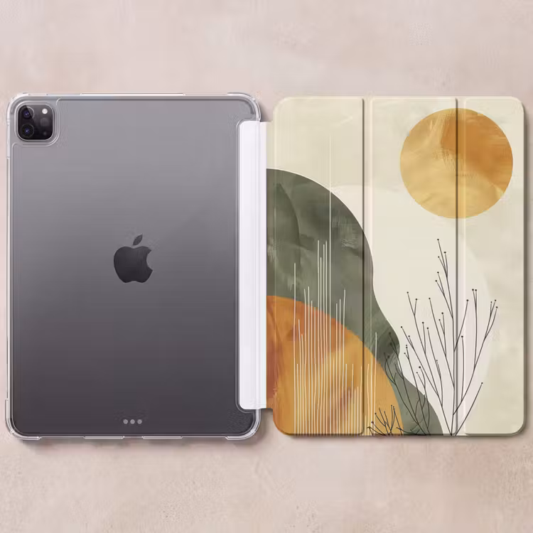 iPad-Hülle - Abstrakt - Landschaft - Sonne - Kunst — 6
