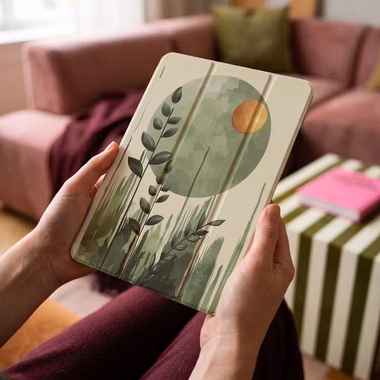 iPad-Hülle - Abstrakt - Natur - Kunst - Sonne - Modern — 4