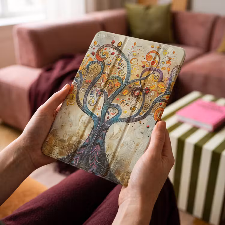 iPad-Hülle - Baum - Kunst - Modern - Natur — 4
