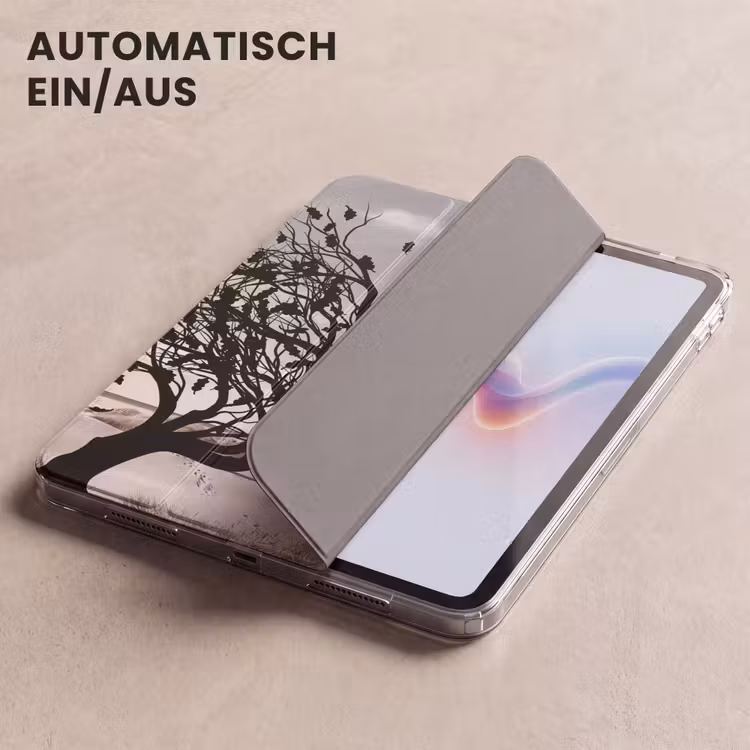 iPad-Hülle - Bäume - Gesicht - Blätter - Moderne Kunst — 5