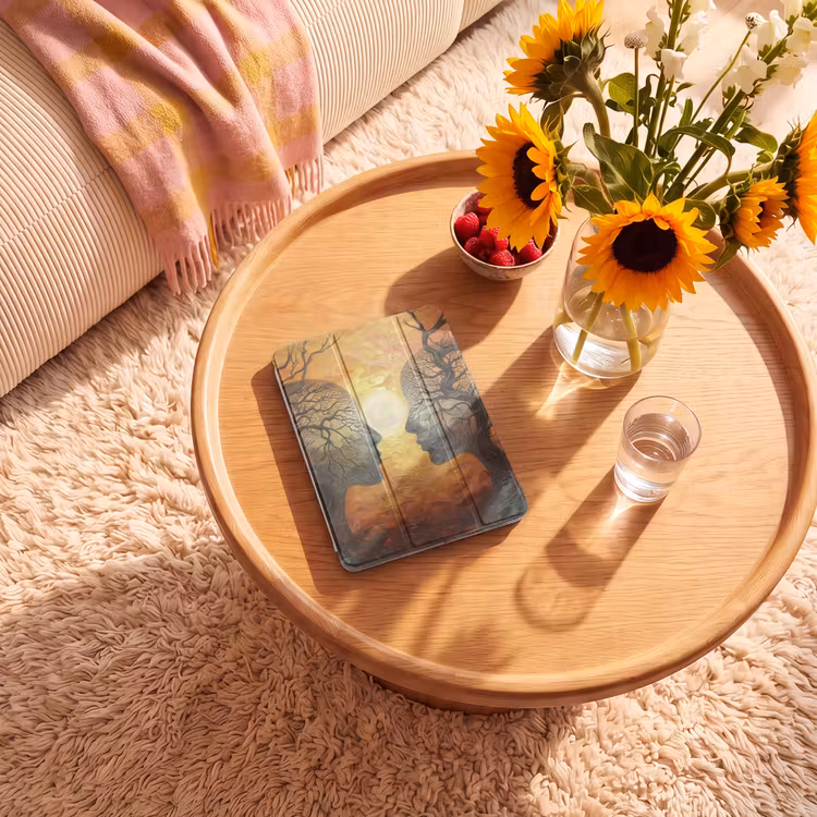 iPad-Hülle - Bäume - Gesichter - Sonne - Kunst — 2