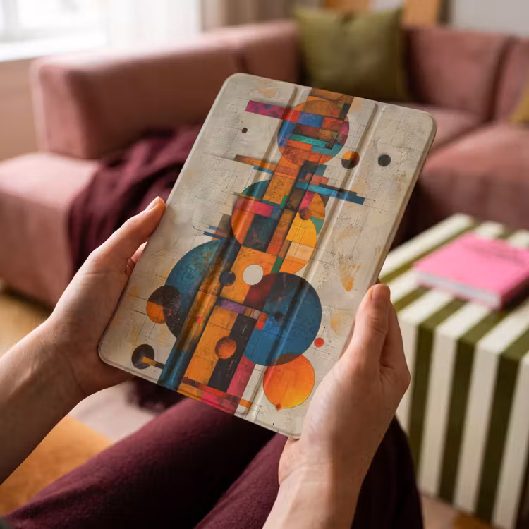 iPad-Hülle - Kunst - Bunt - Modern - Formen — 4