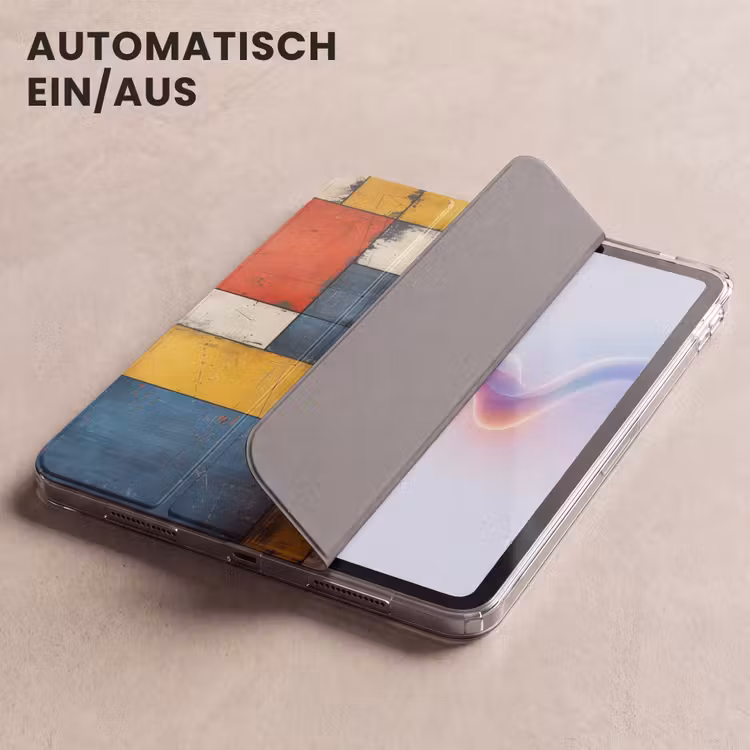 iPad-Hülle - Mondrian-Stil - Kunst - Farbenfroh - Modern — 5