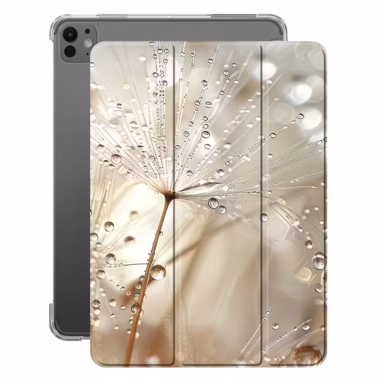 iPad-Hülle - Natur - Blumen - Tropfen - Regen — 1