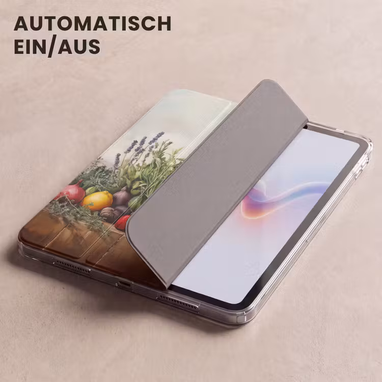 iPad-Hülle - Stilleben - Kräuter - Gewürze - Früchte - Farbenfroh — 5