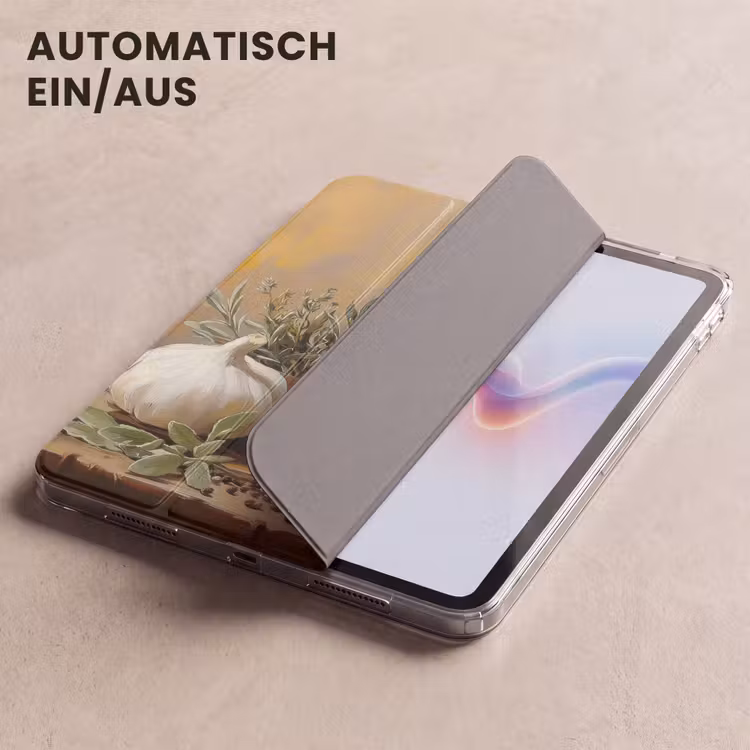 iPad-Hülle - Stilleben - Olivenöl - Knoblauch - Kräuter — 5