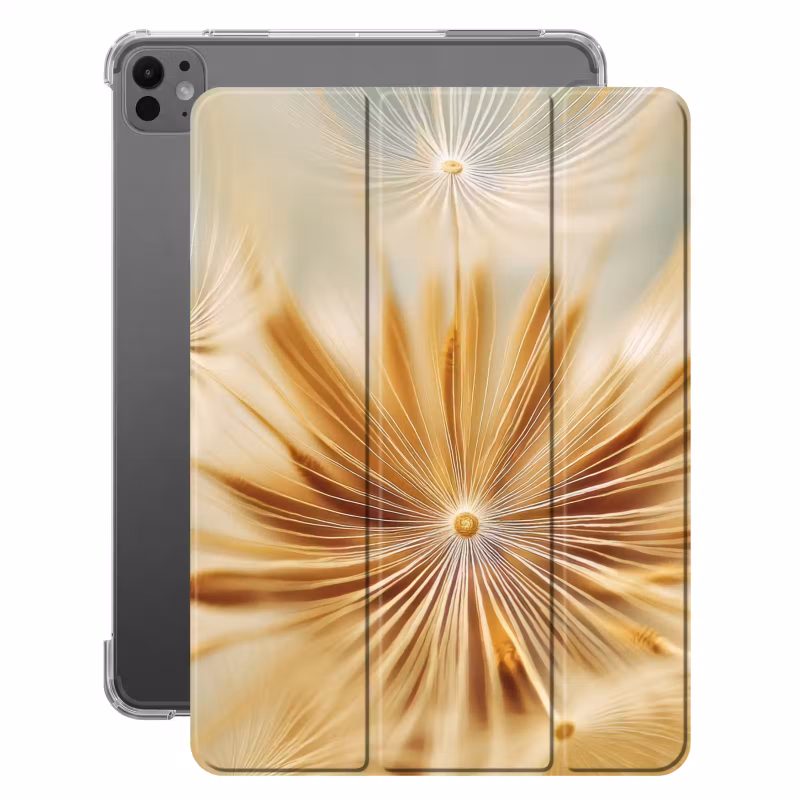 iPad-Hülle - Löwenzahn - Beige - Abstrakt - Modern - Natur — 1