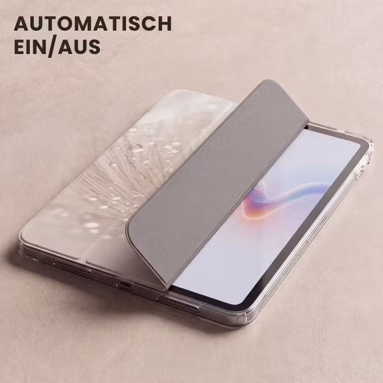 iPad-Hülle - Blume - Abstrakt - Weiß - Wasser - Natur — 5