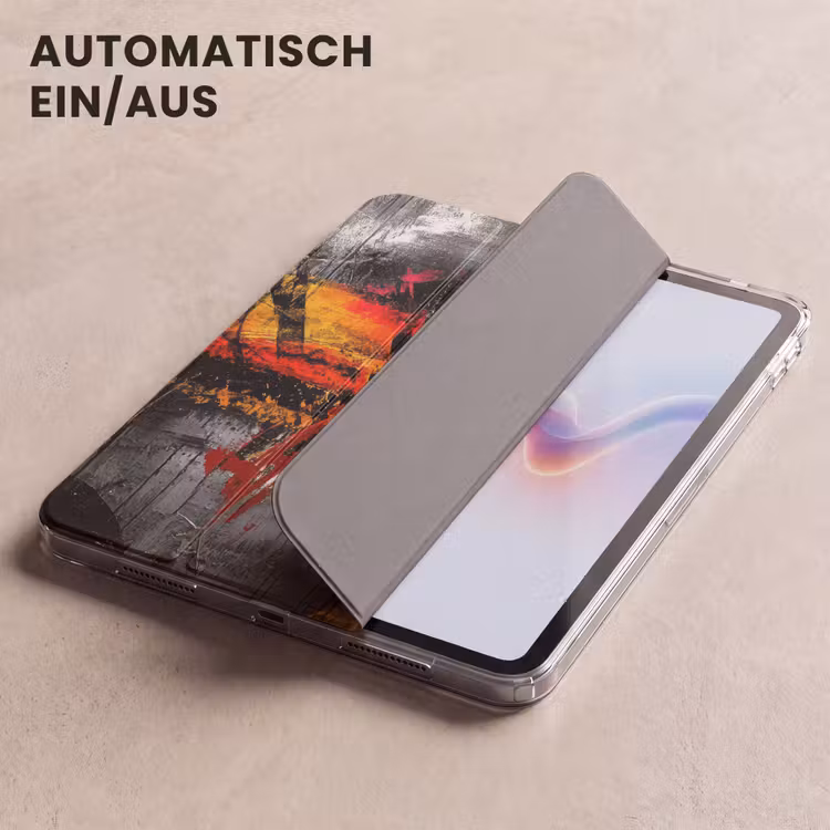 iPad-Hülle - Kunst - Schwarz - Abstrakt — 5