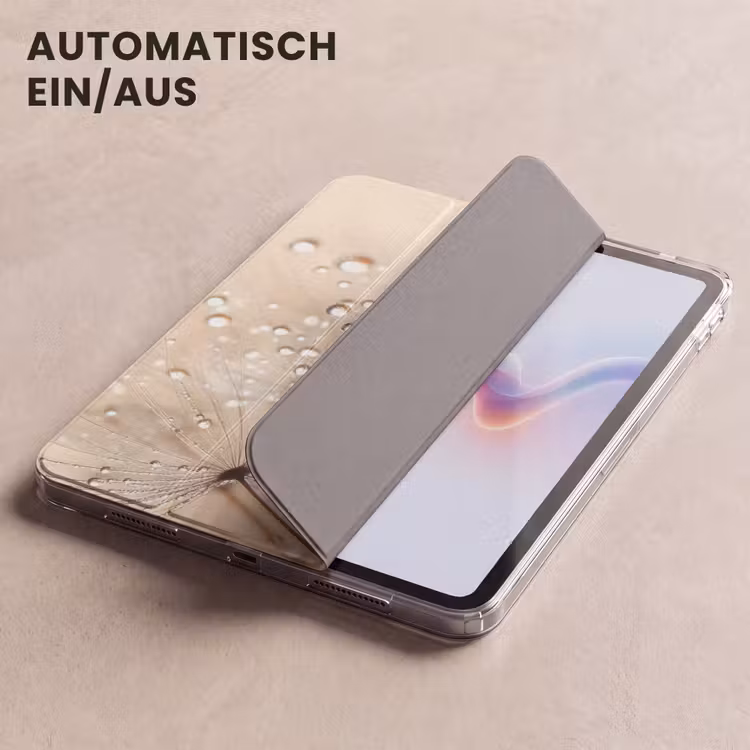 iPad-Hülle - Löwenzahn - Abstrakt - Natur - Beige — 5