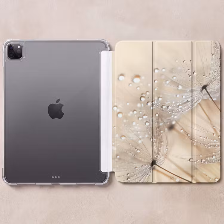 iPad-Hülle - Löwenzahn - Abstrakt - Natur - Beige — 6