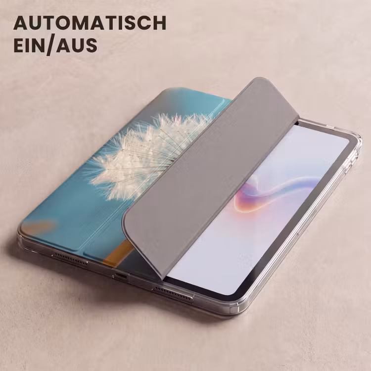 iPad-Hülle - Löwenzahn - Natur - Blumen - Blau — 5