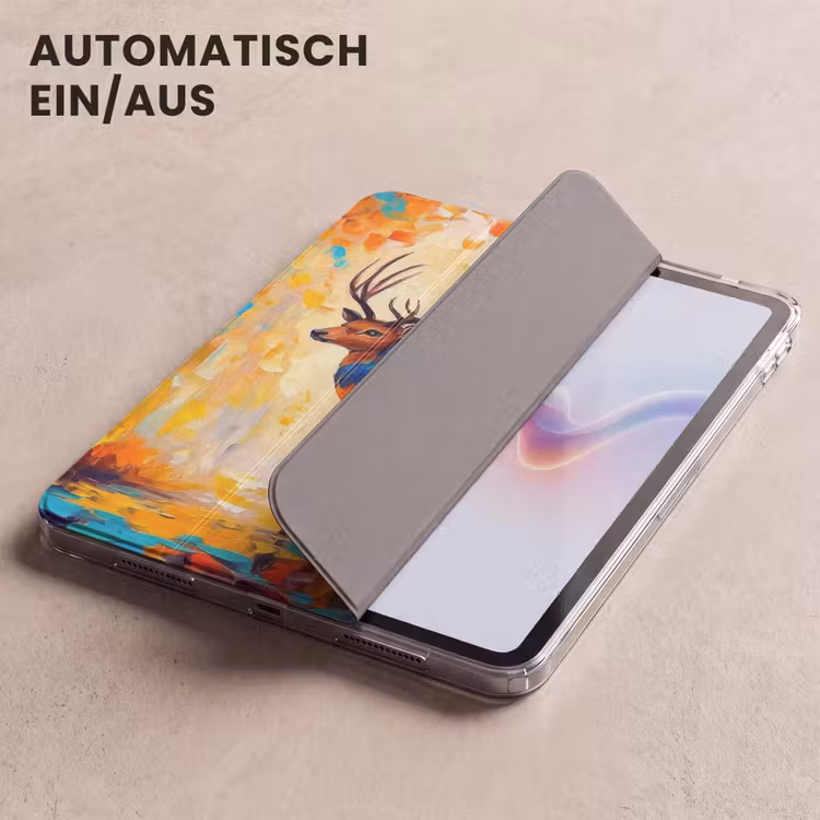 iPad-Hülle - Hirsche - Waldtiere - Natur - Kunst — 5